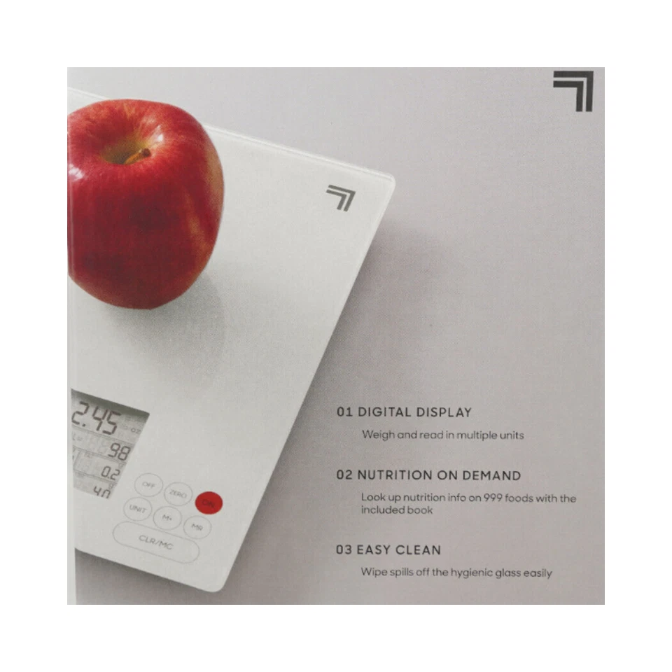 Sharper Image Smart Kitchen Scale Digital Display Nutrition on Demand NEW - Image 2 of 2