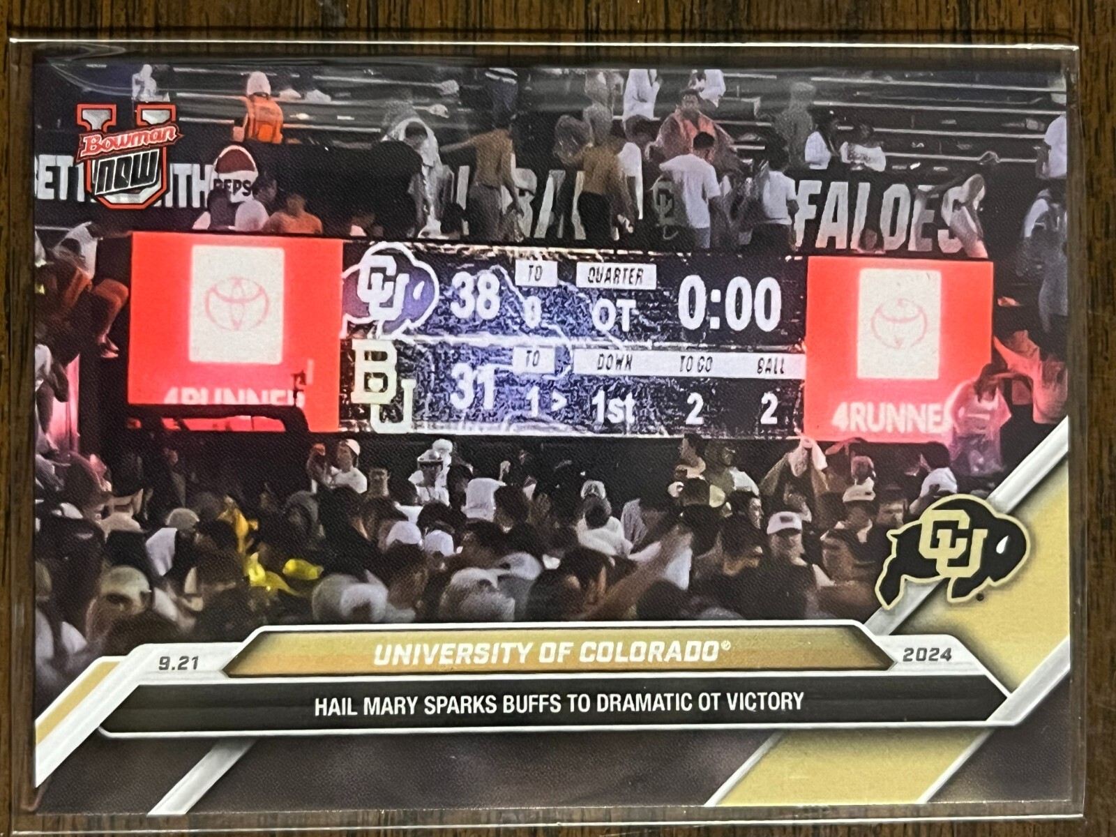 2024-25 Topps Bowman U Now NCAA #17 University of Colorado Buffaloes