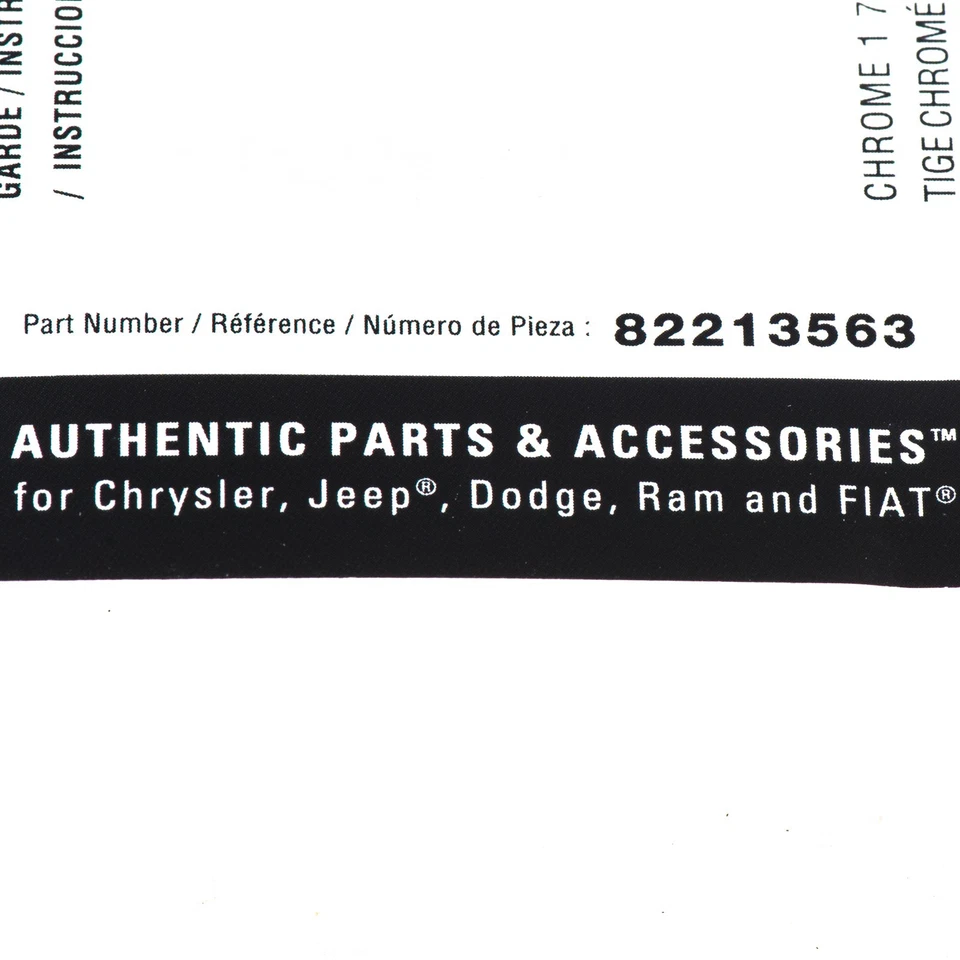 00-20 CHRYSLER DODGE JEEP CHROME HITCH BALL 1 7/8" 2000lbs OEM MOPAR 82213563 - Image 4 of 4