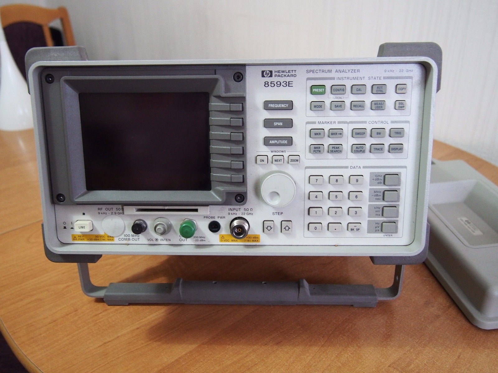 HP 8593E Portable Spectrum Analyzer, 9 kHz to 22 GHz eBay