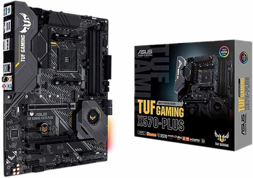 ASUS AM4 TUF Gaming X570-Plus AM4 Zen 3 Ryzen 5000 & 3rd Gen Ryzen ATX - Afbeelding 1 van 5