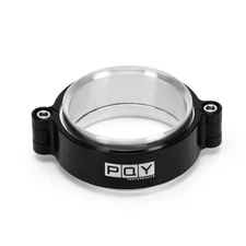 3inch 76mm Aluminum HD Clamp Intake V-band Clamp Intercooler Downpipes Black 3''