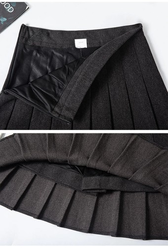 Pleated Skirt Winter Clothes Woman Fashion Uniform Girls Mini Skirt - Picture 16 of 19