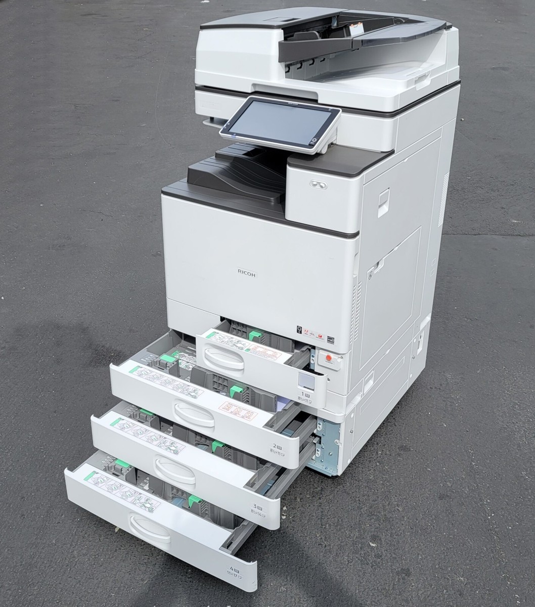 Ricoh MP C4504ex Color Copier, Print, Scan, 45 ppm - Ultra Low