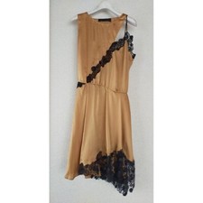 Authentic Versace Vintage Sleeveless Dress Polyester Used JAPAN