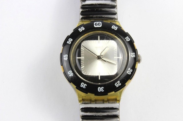 Swatch 6129 Women's Water Resistant Collector's Flex Band Wrist Watch V.  Good for sale online | eBay