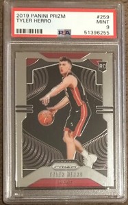 NBA カード Prizm Tyler Herro RC PSA9 Tyler Herro 2019 Prizm #259 Orange /49 Price Guide - Sports