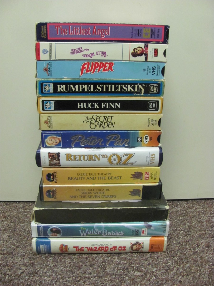 VINTAGE VHS Lot of Family Fun Classics | eBay