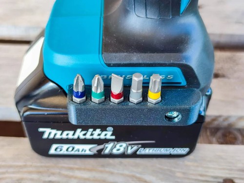 Bithalter links für Makita, Bosch, Festool usw. 5 Bits - Bild 2 von 2