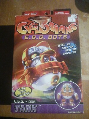 Cyclonians E.G.G. Bots 005 Tank Egg Manga Bandai / NEW 