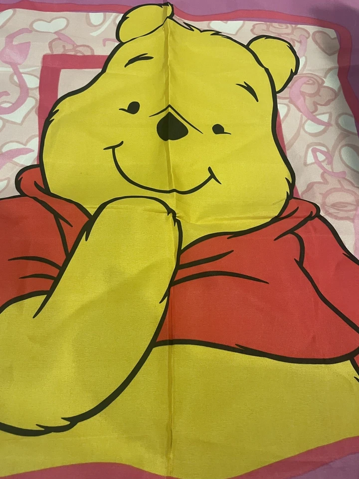"Rara bandera decorativa vintage 1999 Disney Winnie The Pooh día de San Valentín grande 28x41""" Foto 2 de 4