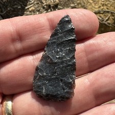 Abasolo Knife Arrowhead 1 7/8" Petrified Dino Gembone Rusk County Texas GEM