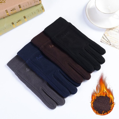 Verdickte Fleece-Fäustlinge Winddichte Winter-Thermohandschuhe Outdoor- : - Bild 13 von 18
