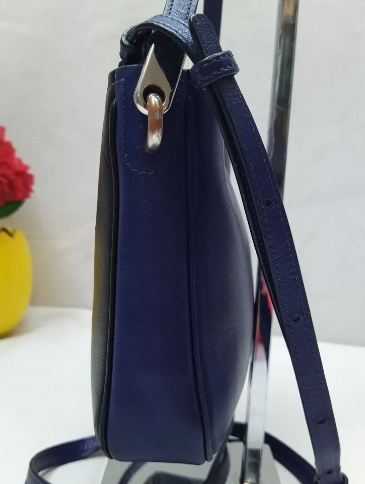 Bolso Bandolera Pequeño Marc By Marc Jacobs Colorblock Negro Azul Foto 4 de 4