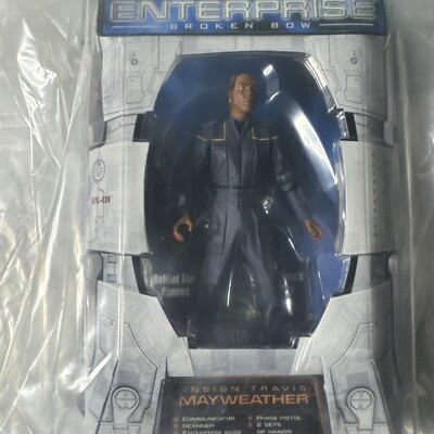 Art Asylum Star Trek Enterprise - Ensign Travis Mayweather Action Figure - 2002