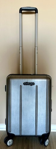 eBags Gray EXO 2 Hardside 24-Inch Spinner Carry-On Mobile Office Padded Luggage