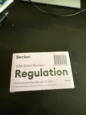 Becker CPA Exam Review Regulation  version V 4.2 Flash Cards New in plastic