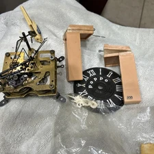 Poppo Cuckoo Clock Movement, Bellows, Dial , Hands And Bird. Untested