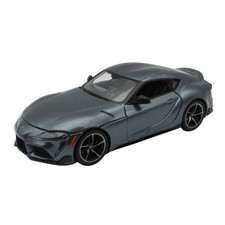 1:24 Toyota Supra GR by Maisto in Metallic Grey 32917G Model Car