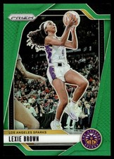 2024 Panini Prizm WNBA Green Prizms #110 Lexie Brown