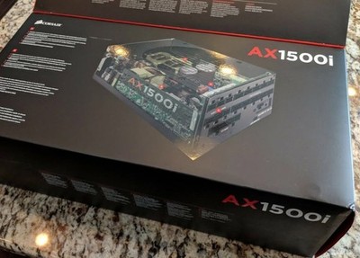 Corsair AX1500i, 80+ Titanium Certified Fully Modular Digital PSU - PSU ONLY