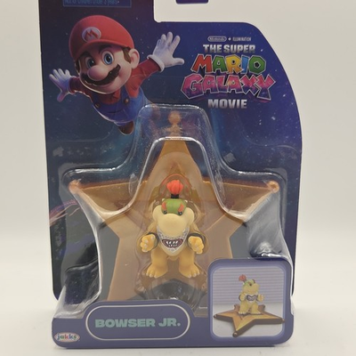 #ad #ad 2026 Jakks Super Mario Galaxy Movie Bowser Jr. Mini Figure NIB $14.00