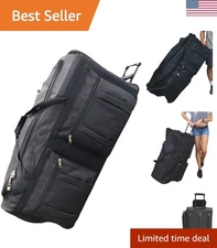 Durable 36-inch Duffle Bag with Wheels - Ultimate Capacity for Travel Adventures
