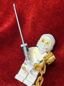 Lego Ninjago Zane DX Minifigure njo0018. 2260  white gold dragon