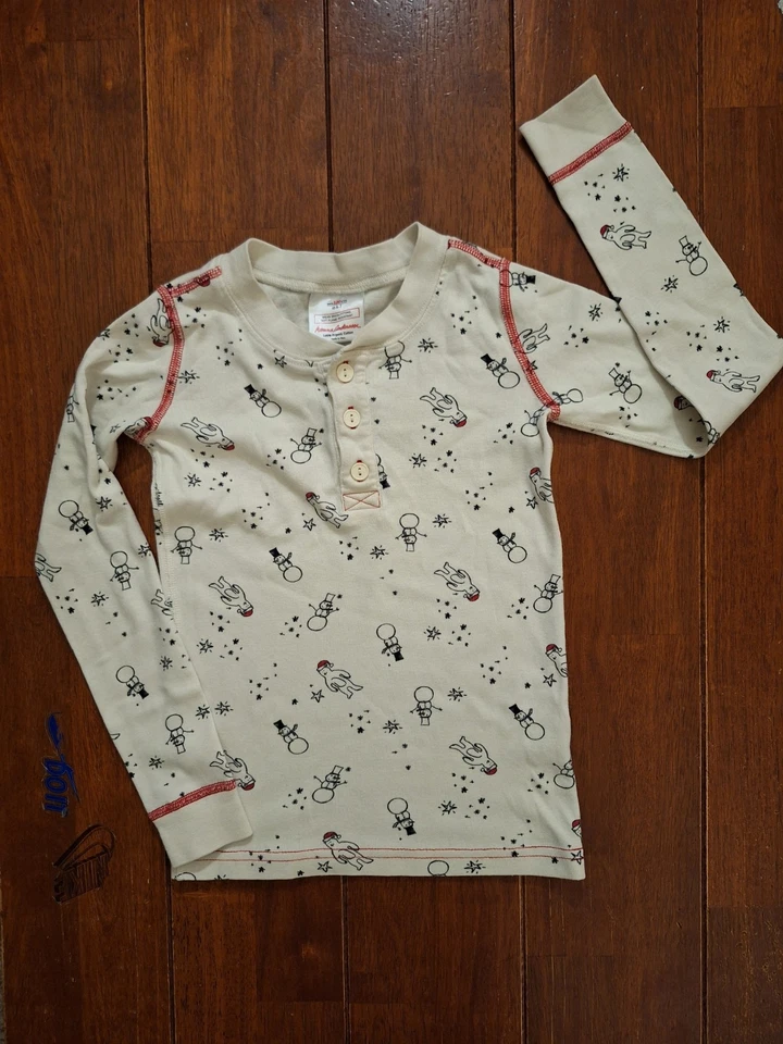 Hanna Andersson Christmas Holidays Long Sleeve Pajamas 140cm Size 6-7 - Image 4 of 4