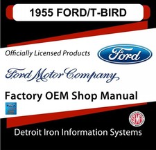 1955 Ford Thunderbird Customline Mainline Fairlane Shop Manuals Parts Books Cd 1955 Ford Thunderbird Customline Mainline Fairlane Shop Manuals Parts Books Cd
