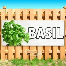 BASIL Advertising Herbs Fresh Garden Food Vinyl Banner Flag Sign USA SB11021