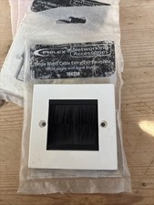 Philex Single Width Cable Entry/exit Face Plate 42712-0001