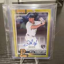 Will Robertson Chrome 2026 Yellow /275 Auto