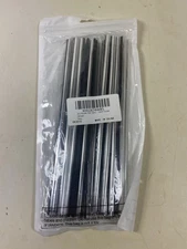 20 Pcs Silver Car Vent Outlet Trim Strip Chrome PVC Car Air Conditioner Vent Out