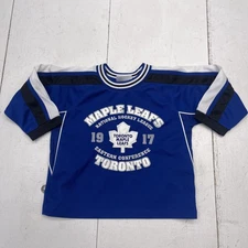 Toronto Maple Leafs Shirt Jersey Youth 3X Blue NHL Hockey Mighty Mac Sports
