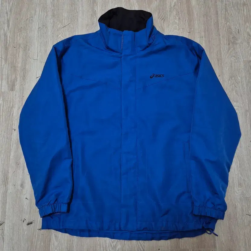 Asics Blue Windbreaker Jacket Size L thumbnail 6