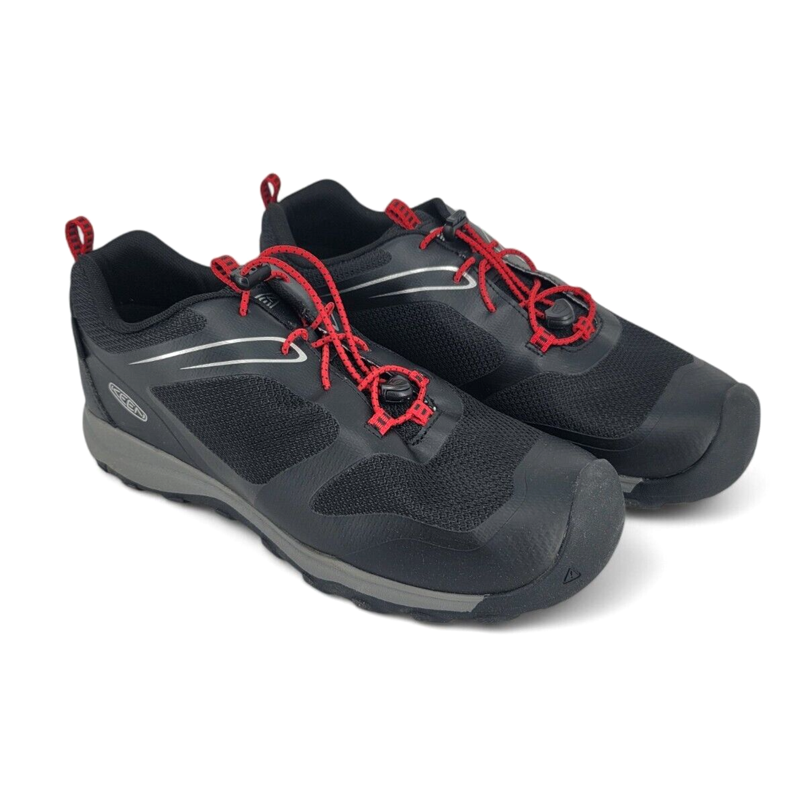 Scarpe da trekking KEEN Wanduro basse impermeabili nero rosso ragazzo taglia 7 39 EU