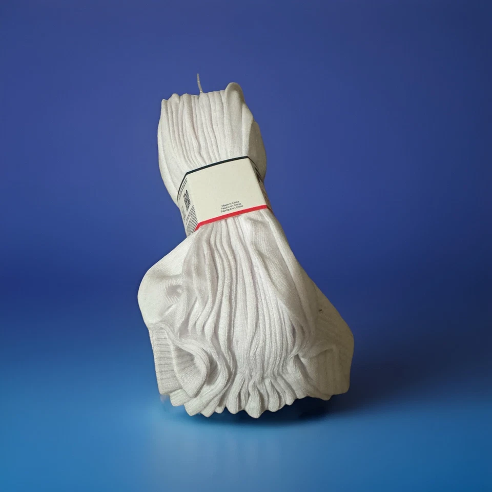 Calcetines Fila Quarter 10 Pares Para Mujer Talla 4-10 Blanco Cojín Rendimiento Atlético Foto 2 de 3