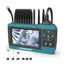 HANMATEK Industrial Endoscope, 4.3-Inch TFT Screen, 16.5ft Flexible Cable, IP...