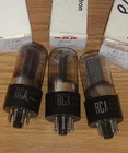 3- Vintage Tested Strong RCA 35Z5GT Radio Audio Amplifier Vacuum Tubes