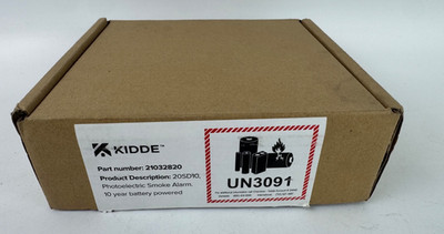 Kidde Smoke Detector 10-Year Battery Powered w/LED Status Lights 85 dB Alarm