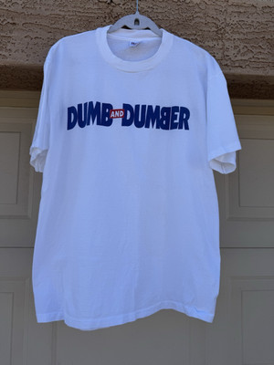 Vintage 90s T-shirt 1994 Dumb And Dumber Movie Promo XL New Brand Anvil  