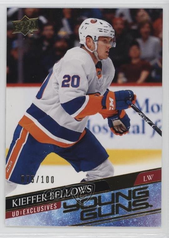 2020-21 Upper Deck Young Guns UD Exclusives /100 Kieffer Bellows #241 Rookie RC