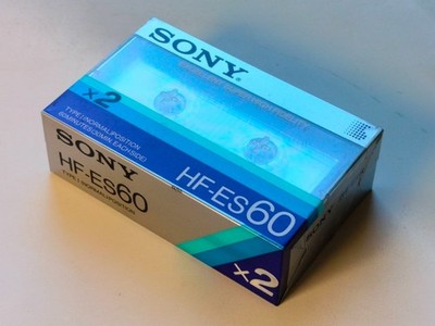 SONY HF-ES 60 (2xPACK) Tape Cassette SEALED Japan Market