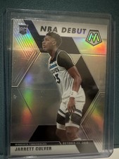 2019-20 Panini Mosaic NBA Debut Jarrett Culver #263 Silver Prizm (RC)