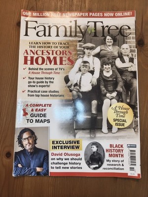 Family Tree Magazine UK GB October 2021 David Olusoga Interview DNA Genealogy