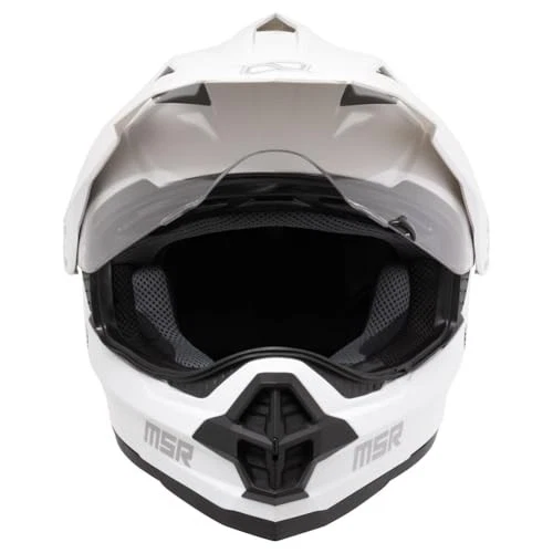 MSR Xpedition Adventure Motorcycle Helmet w/MIPS Medium Gloss White Foto 4 de 4