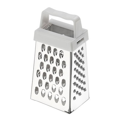Chef Aid Mini Reibe, effizientes Küchenhelfer, perfekt für Mini, Metallic 