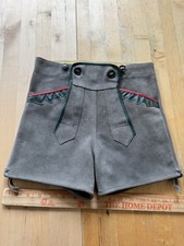 Children  s Gray Lederhosen
