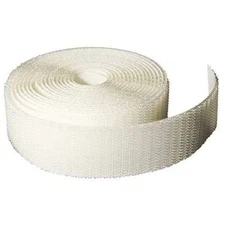 Hook and Loop Brand Reclosable Fastener, No Adhesive, 150 ft, 2 in W, White